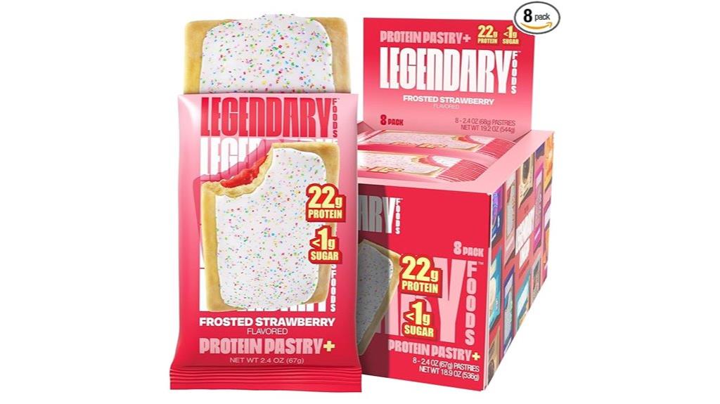 legendary strawberry low carb bars