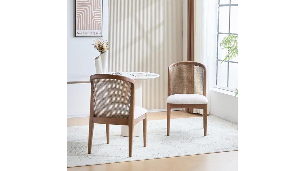 lilia dining chairs pair