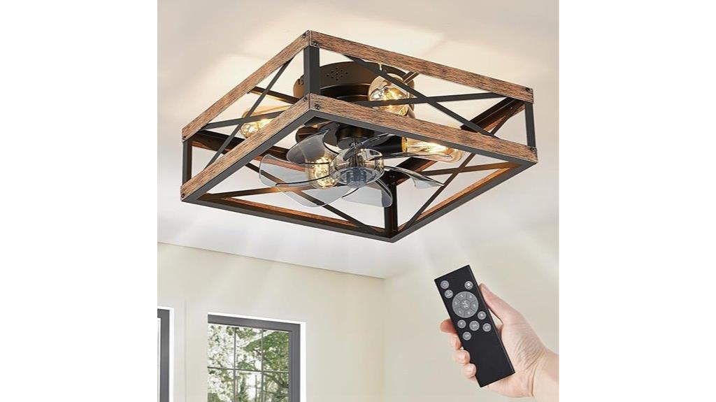 low profile ceiling fan