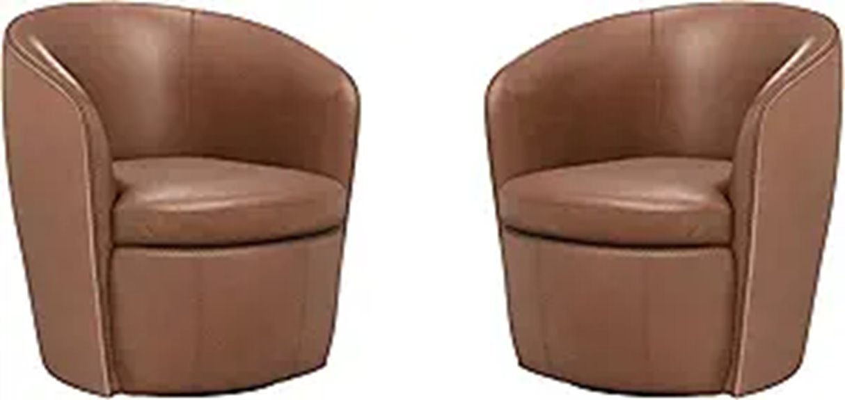 luxury italian leather chairs