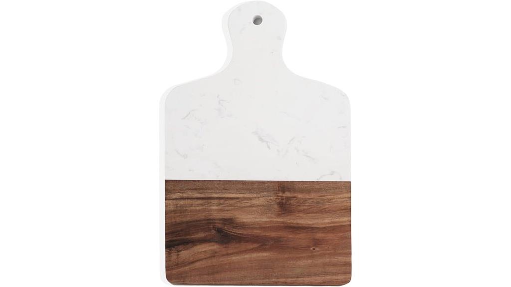 marble wood serving board