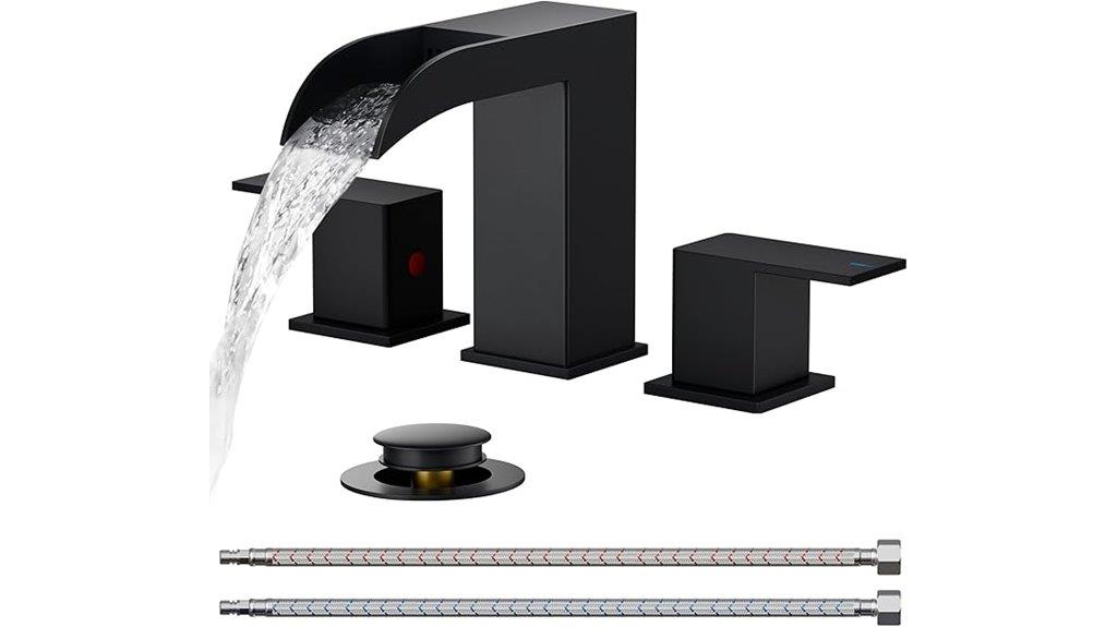 matte black bathroom faucet