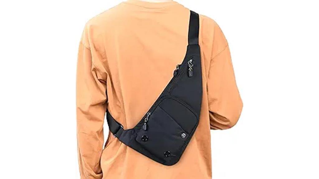 men s waterproof sling bag