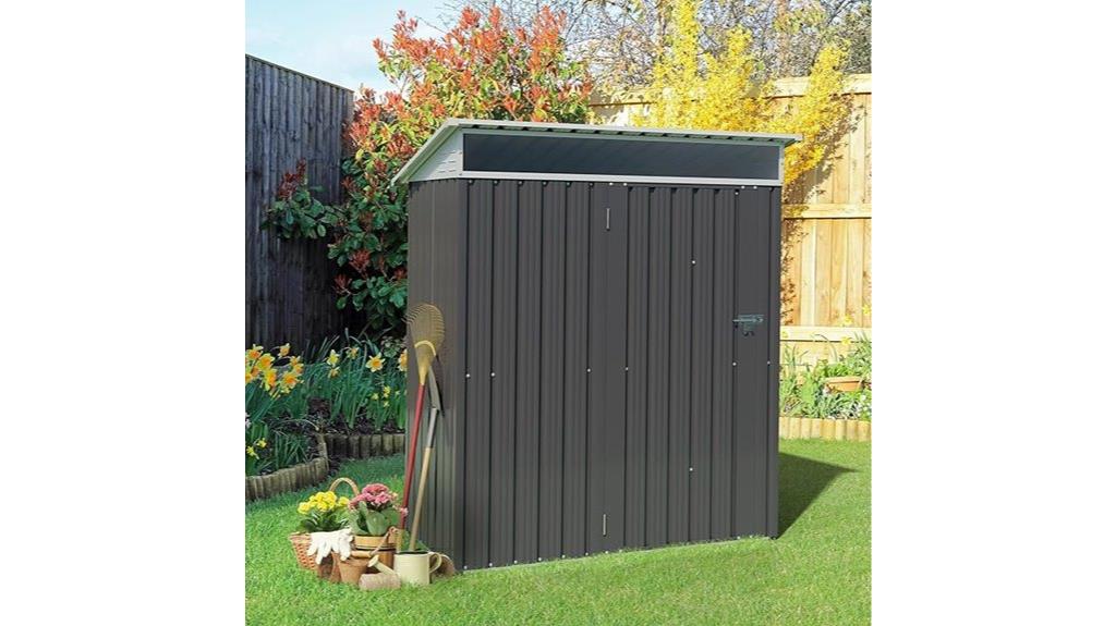 metal garden shed