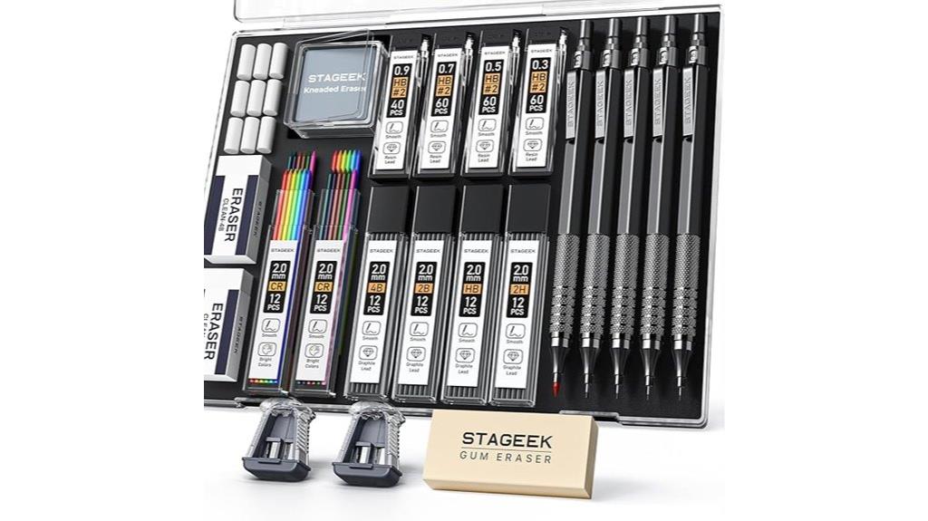 metal mechanical pencil set