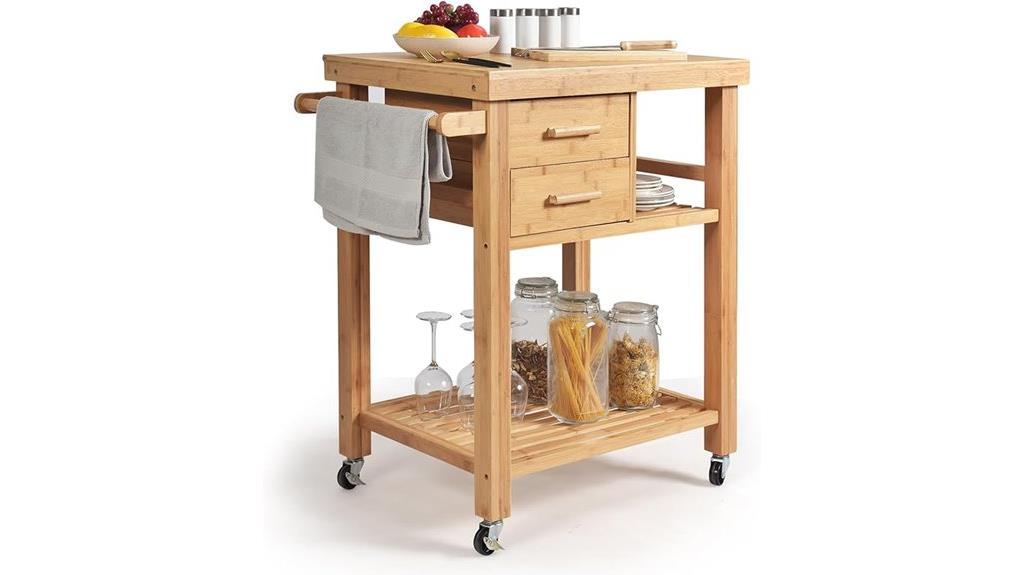 mobile kitchen island storage