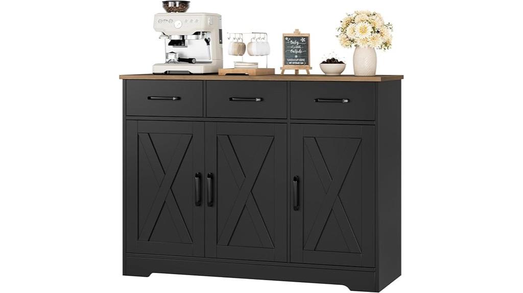 modern farmhouse storage cabinet