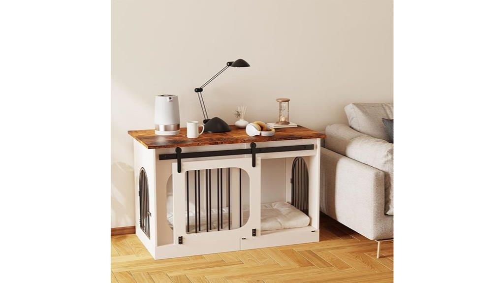 modern wooden dog kennel