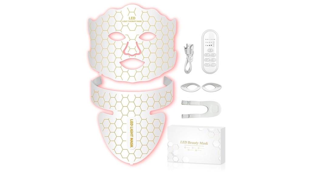 multicolor led face mask