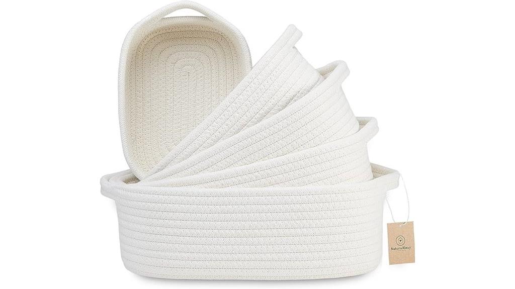 natural cozy storage baskets