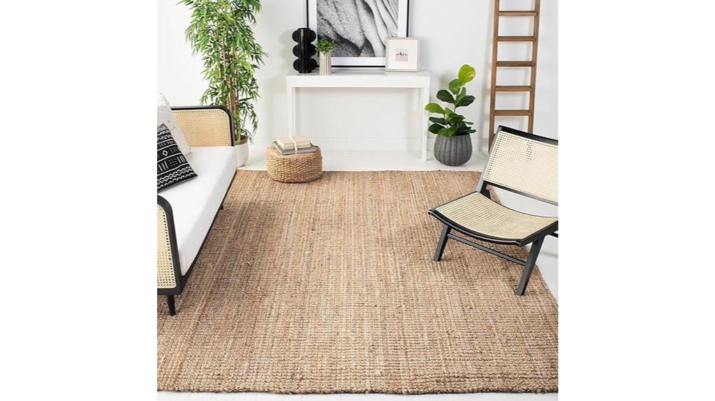 natural fiber 8x10 rug