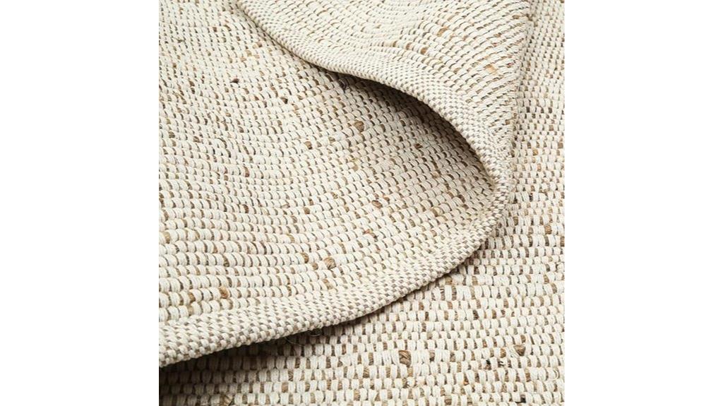 natural jute cotton rug
