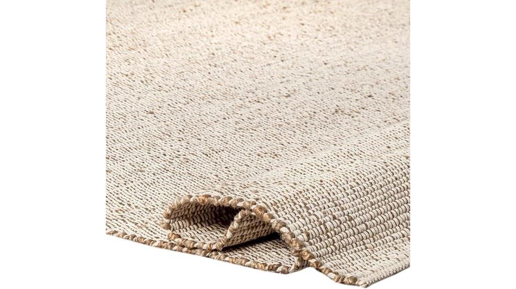 natural jute cotton rug