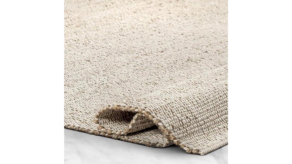 natural jute cotton rug