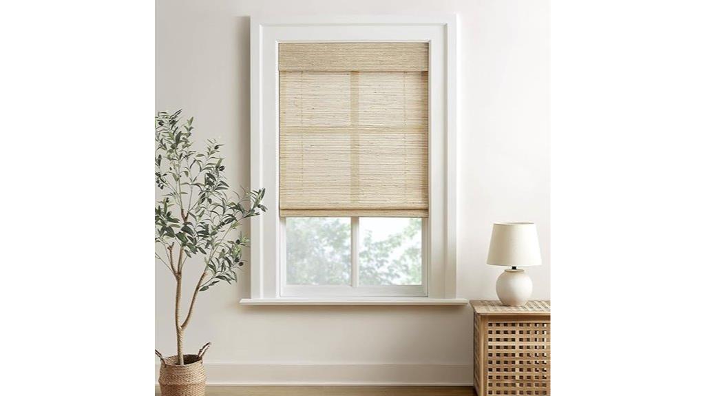 natural ramie window shades