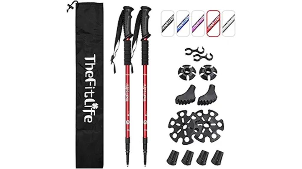 nordic walking trekking poles