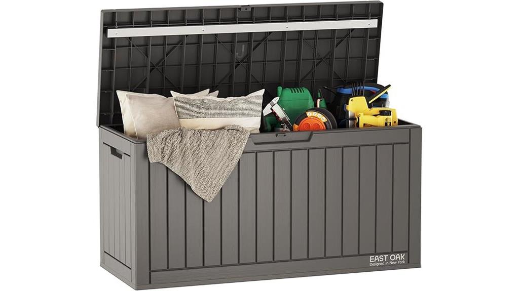 outdoor 60 gallon resin storage