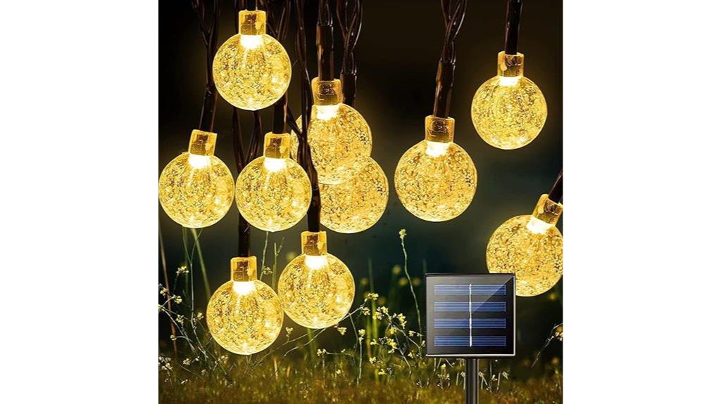 outdoor solar string lights