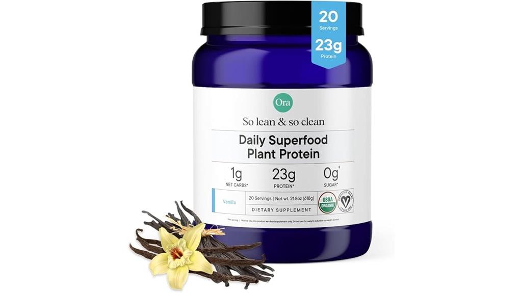 plant based vanilla protein
