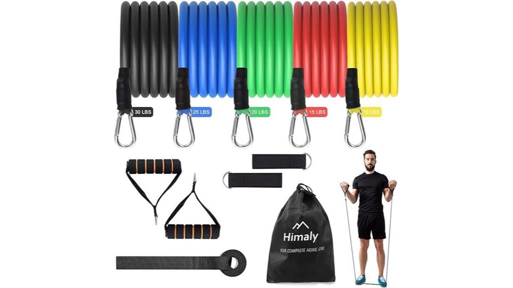 portable exercise band set