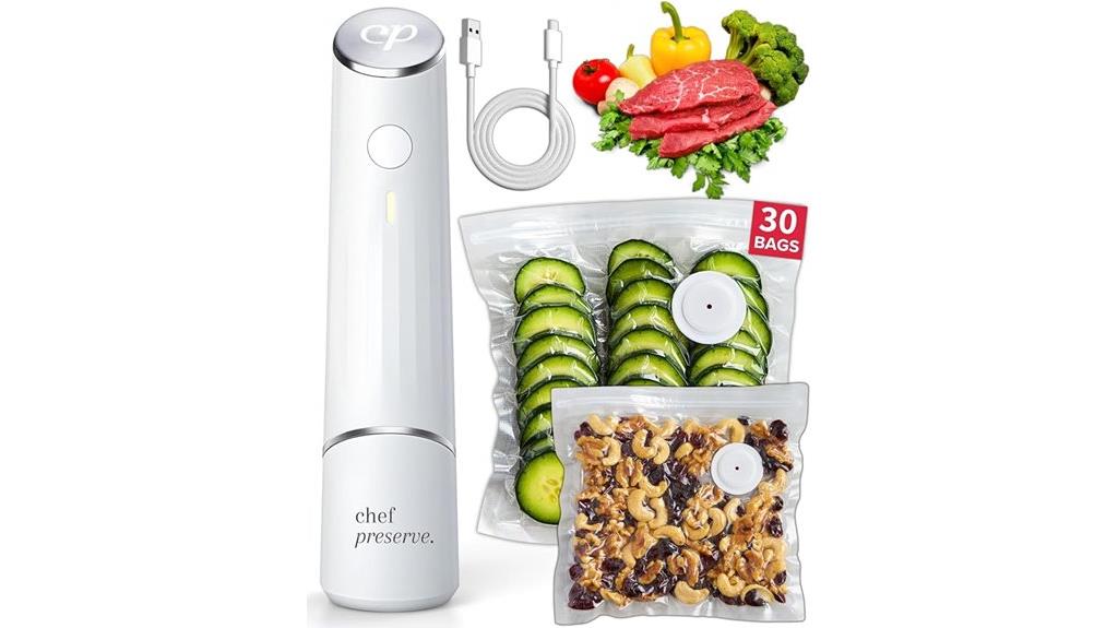portable food sealing device