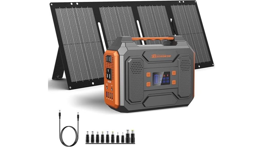 portable solar generator kit