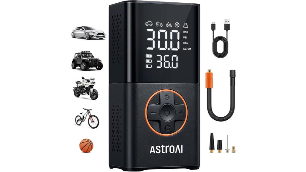 portable tire inflator