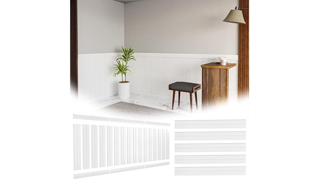 pre cut bathroom wainscoting kit