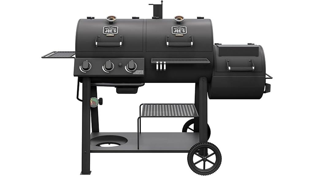 premium combo smoker grill