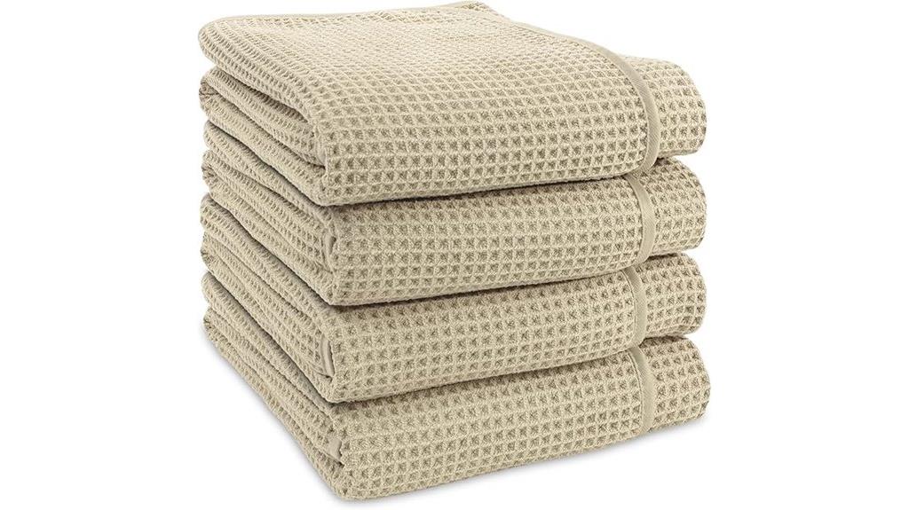 premium four pack bath towels