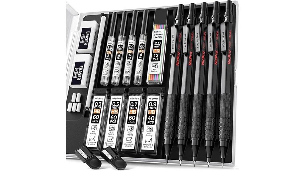 premium mechanical pencil set