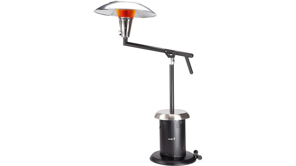 propane heater with swivel