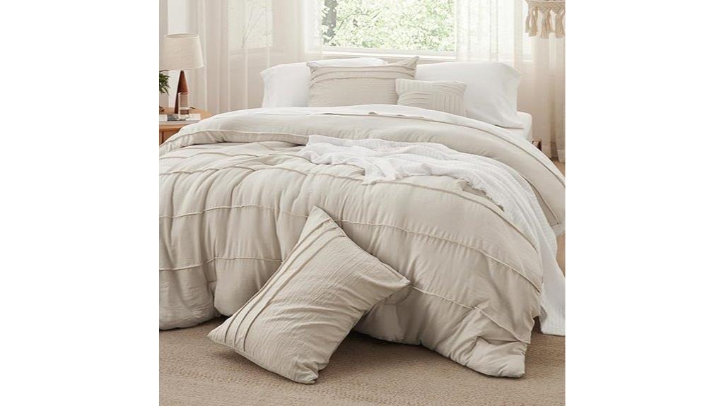 queen pinch pleat comforter