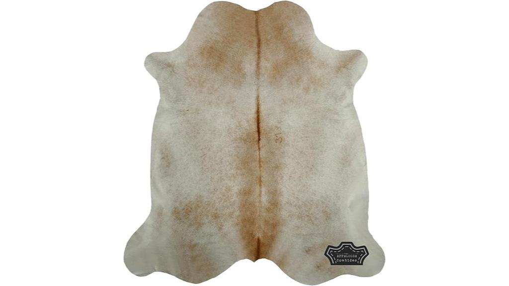 real cowhide rug decor