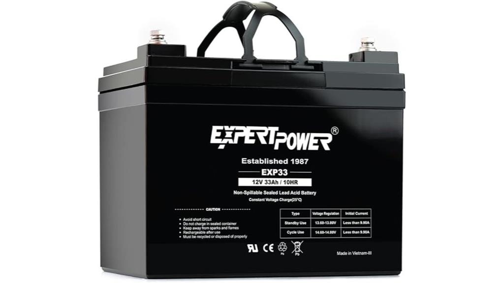 rechargeable 12v 33ah battery