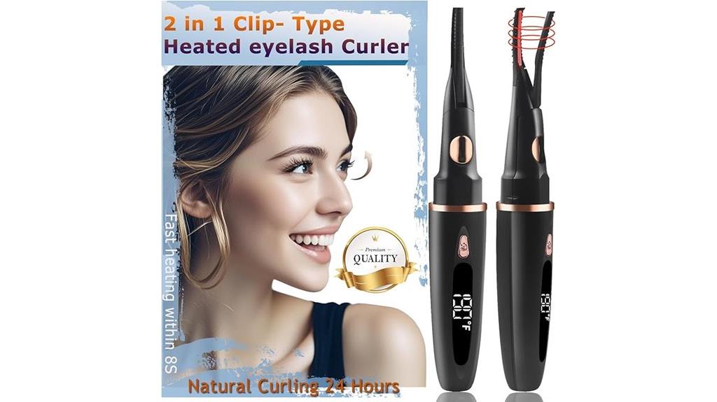 rechargeable led eyelash curler