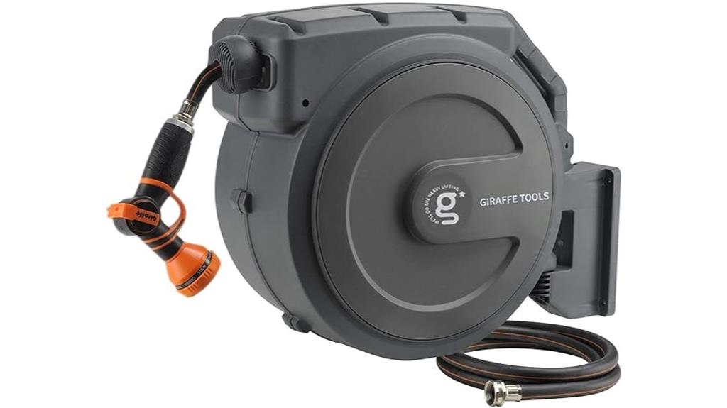 retractable garden hose reel