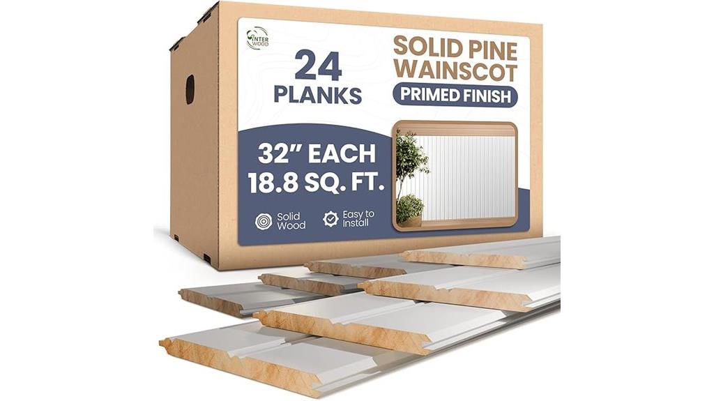 reversible beadboard panel set