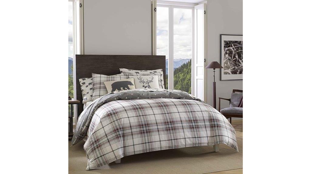 reversible cotton duvet set