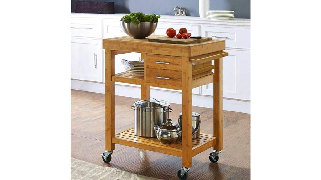 rolling kitchen island