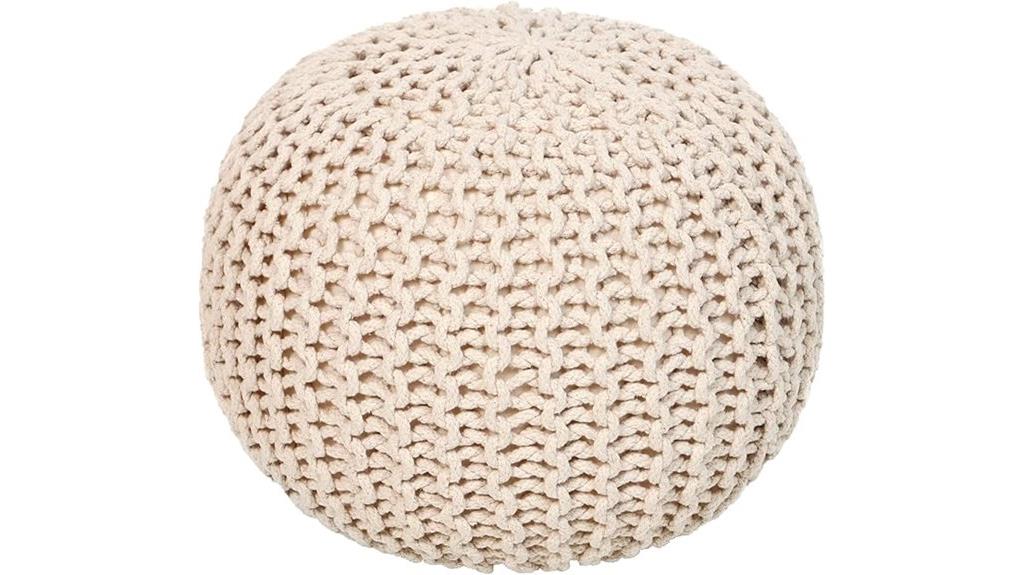 round ottoman 18x18x14