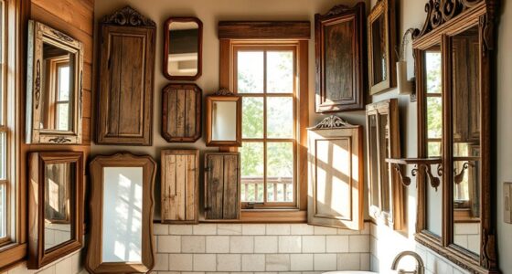 rustic bathroom mirror ideas
