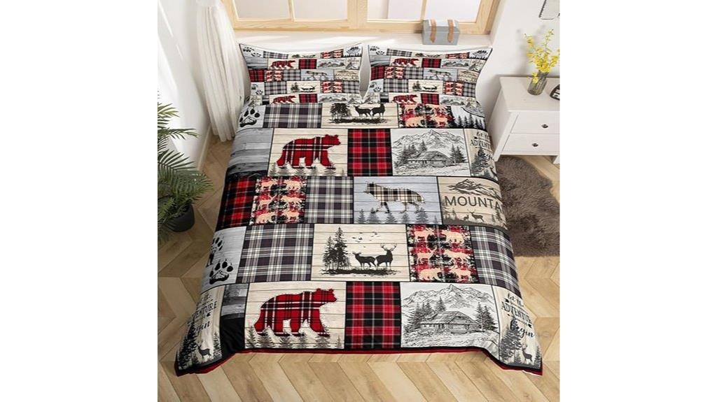 rustic cabin queen bedding