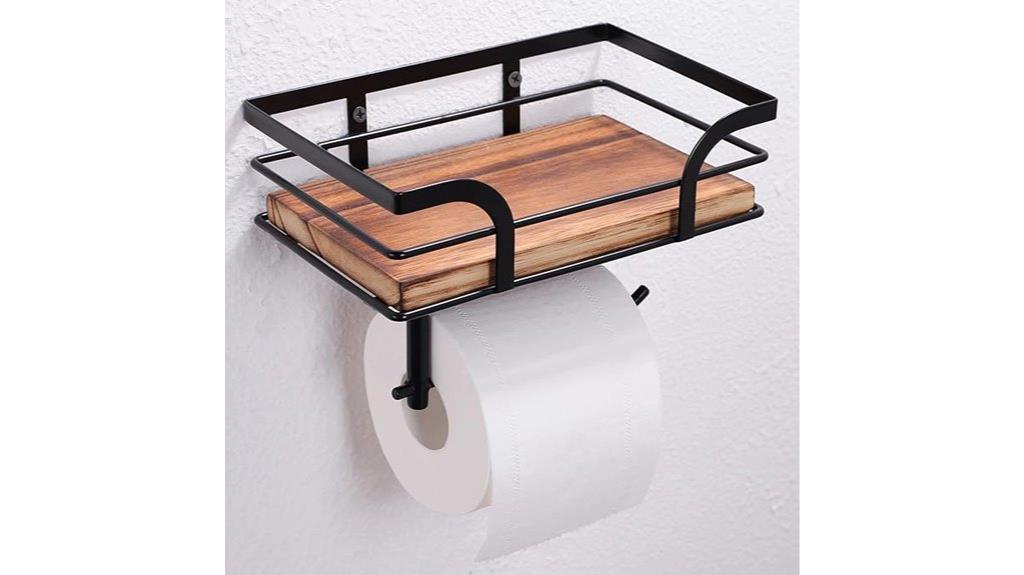 rustic farmhouse toilet holder