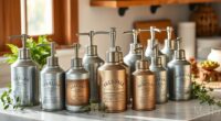 rustic galvanized soap dispensers