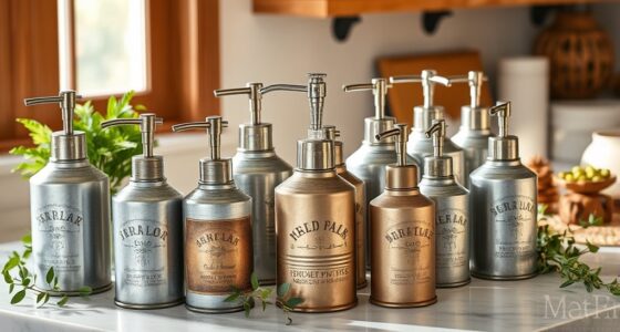 rustic galvanized soap dispensers