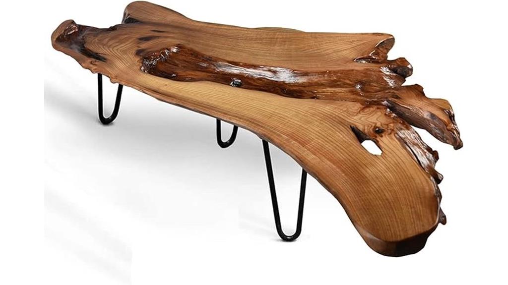 rustic live edge table
