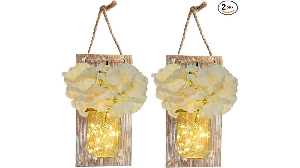 rustic mason jar lights