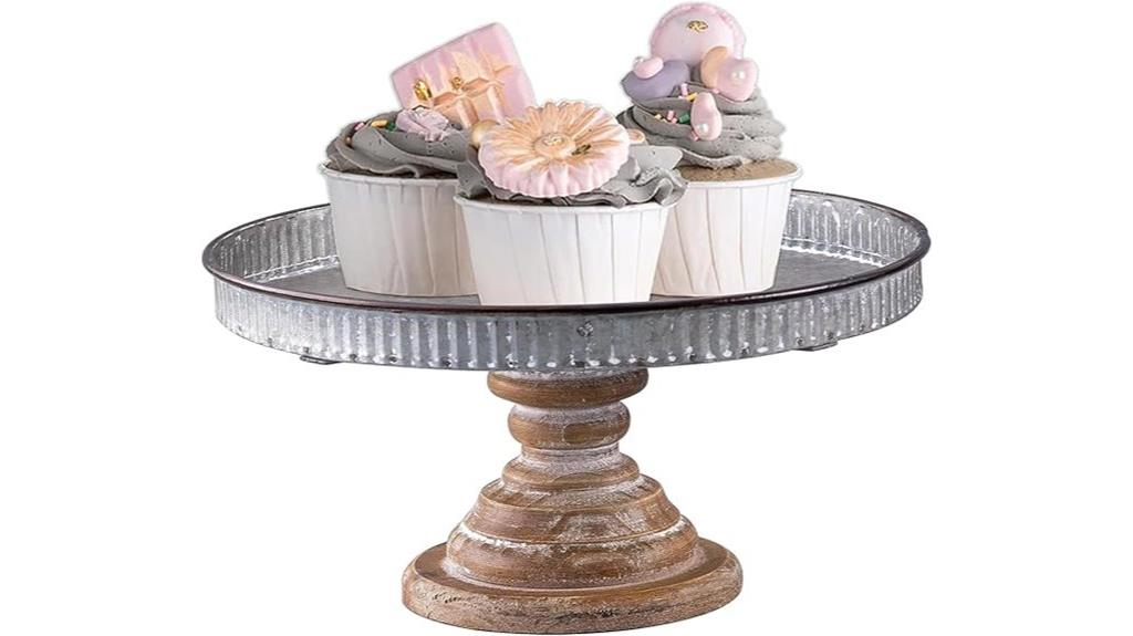 rustic metal wood stand