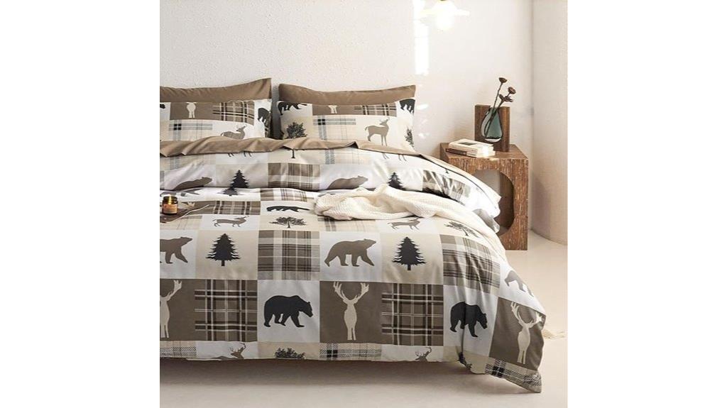 rustic queen duvet set